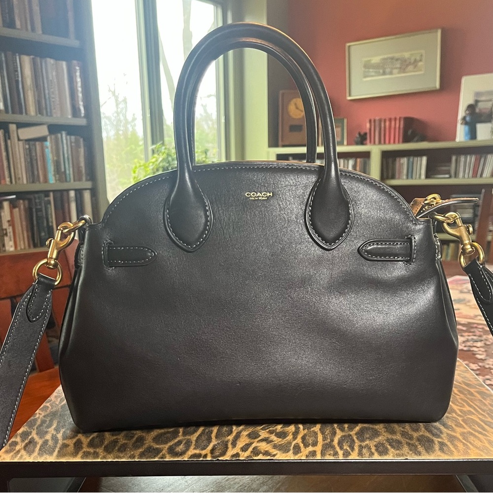 Coach Soft Empire Carryall 28 Black